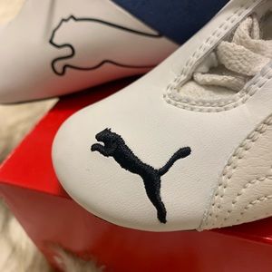 NIB Puma Future Cat INF WHITE-BLACK-WHITE sneakers toddler size US 10